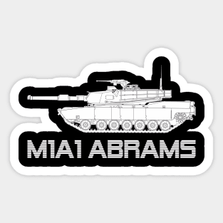 US M1 Abrams Main Battle Tank Sticker